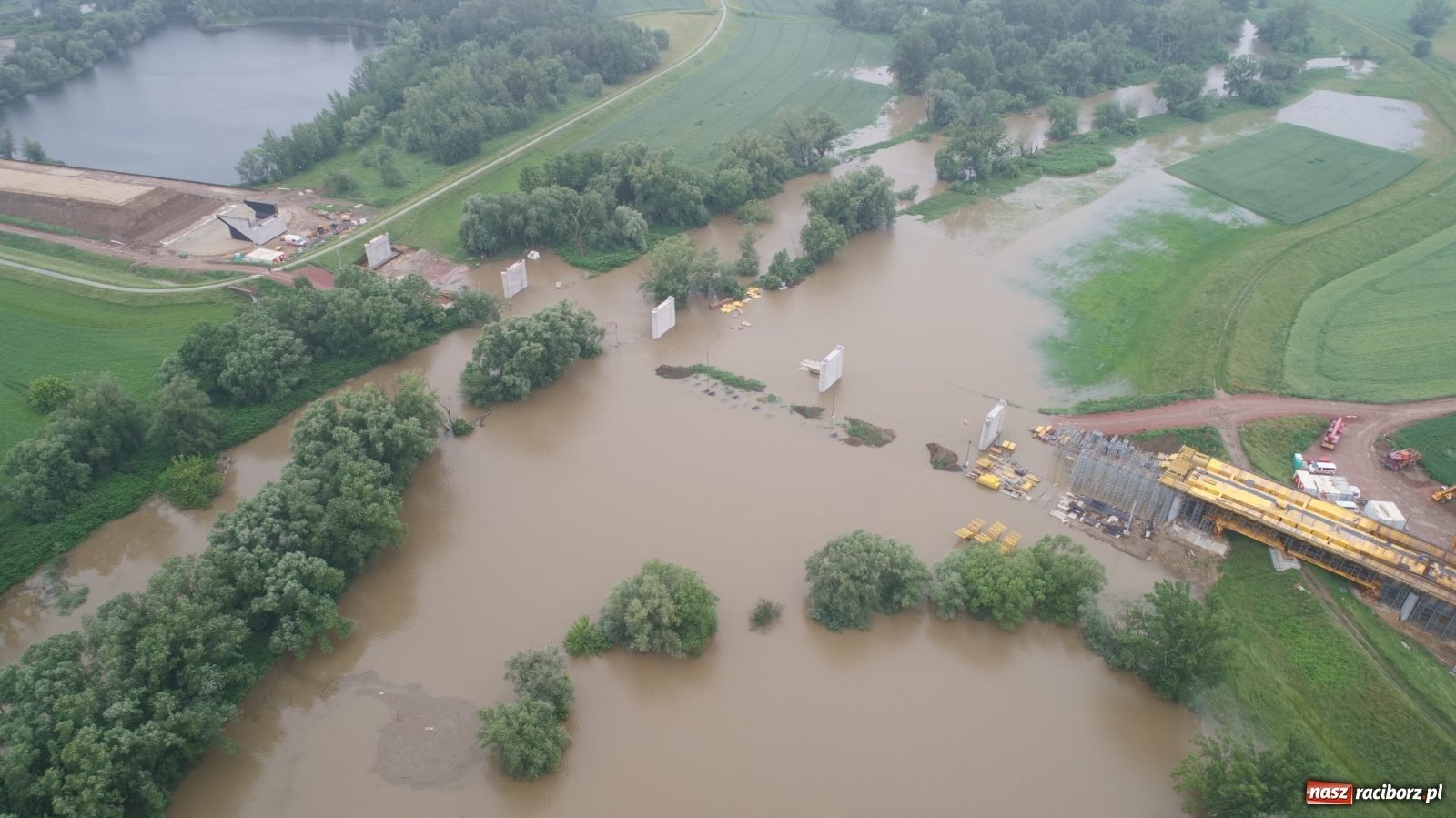 Zdjęcie w galerii na portalu naszraciborz.pl: Raport z budowy wschodniej obwodnicy Raciborza [WIDEO, 21.06.2020]  wiadomości z regionu