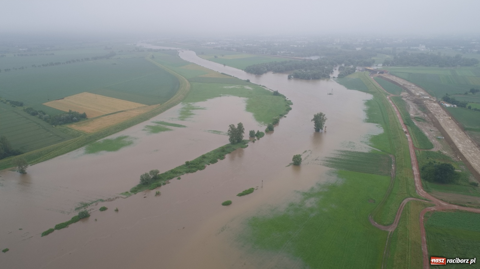 Zdjęcie w galerii na portalu naszraciborz.pl: Raport z budowy wschodniej obwodnicy Raciborza [WIDEO, 21.06.2020]  wiadomości z regionu