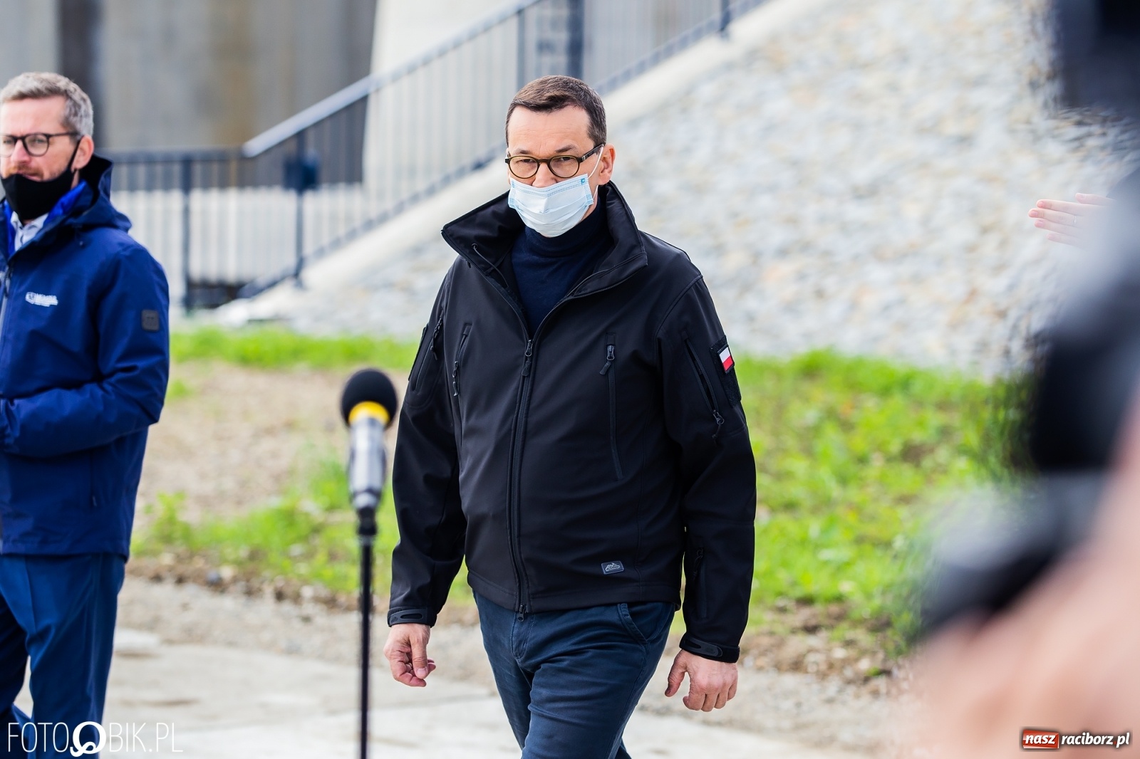 Zdjęcie w galerii na portalu naszraciborz.pl: Premier Morawiecki z roboczą wizytą na terenie zbiornika Racibórz [FOTO i WIDEO] wiadomości z regionu