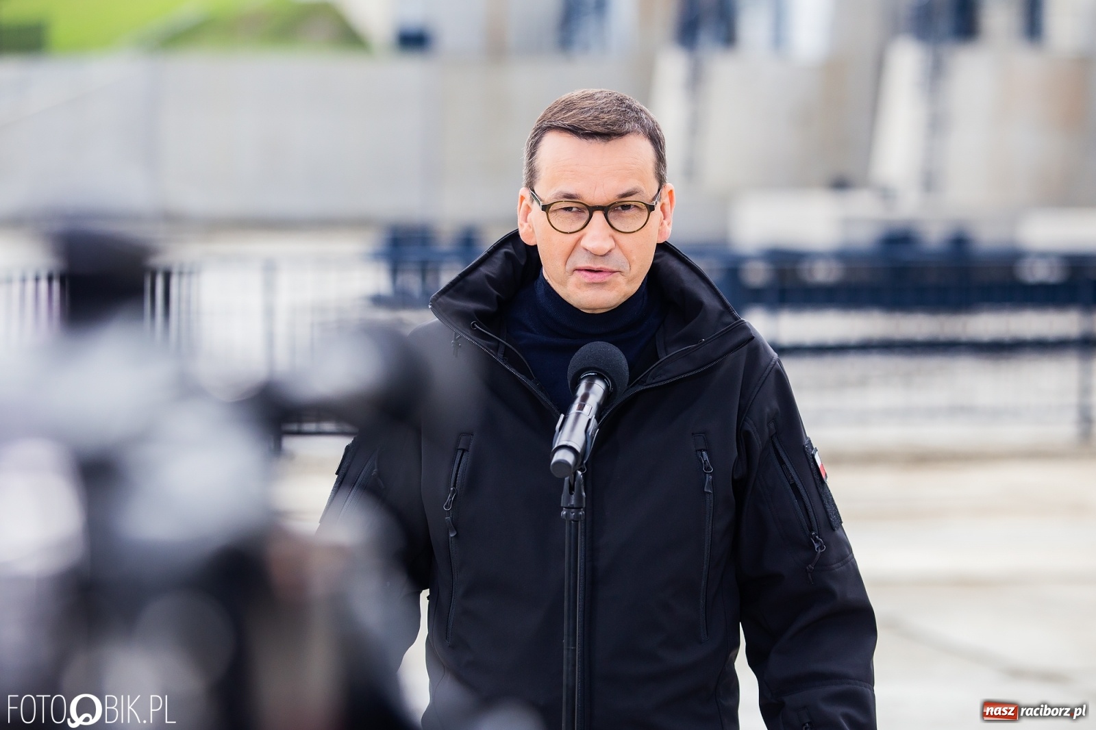 Zdjęcie w galerii na portalu naszraciborz.pl: Premier Morawiecki z roboczą wizytą na terenie zbiornika Racibórz [FOTO i WIDEO] wiadomości z regionu