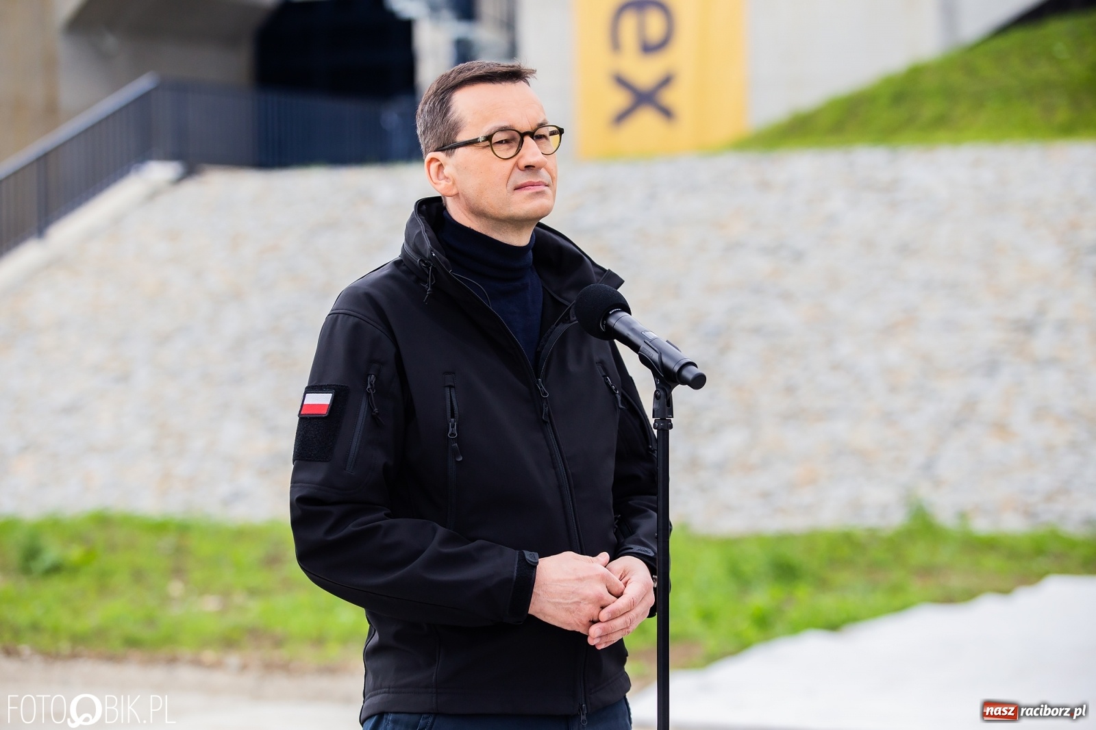 Zdjęcie w galerii na portalu naszraciborz.pl: Premier Morawiecki z roboczą wizytą na terenie zbiornika Racibórz [FOTO i WIDEO] wiadomości z regionu