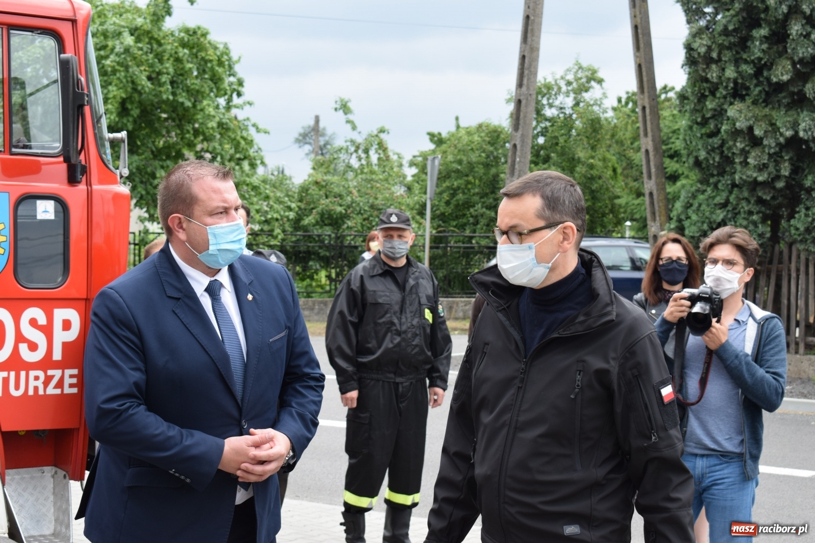 Zdjęcie w galerii na portalu naszraciborz.pl: Premier Morawiecki odwiedził gminę Kuźnia Raciborska wiadomości z regionu