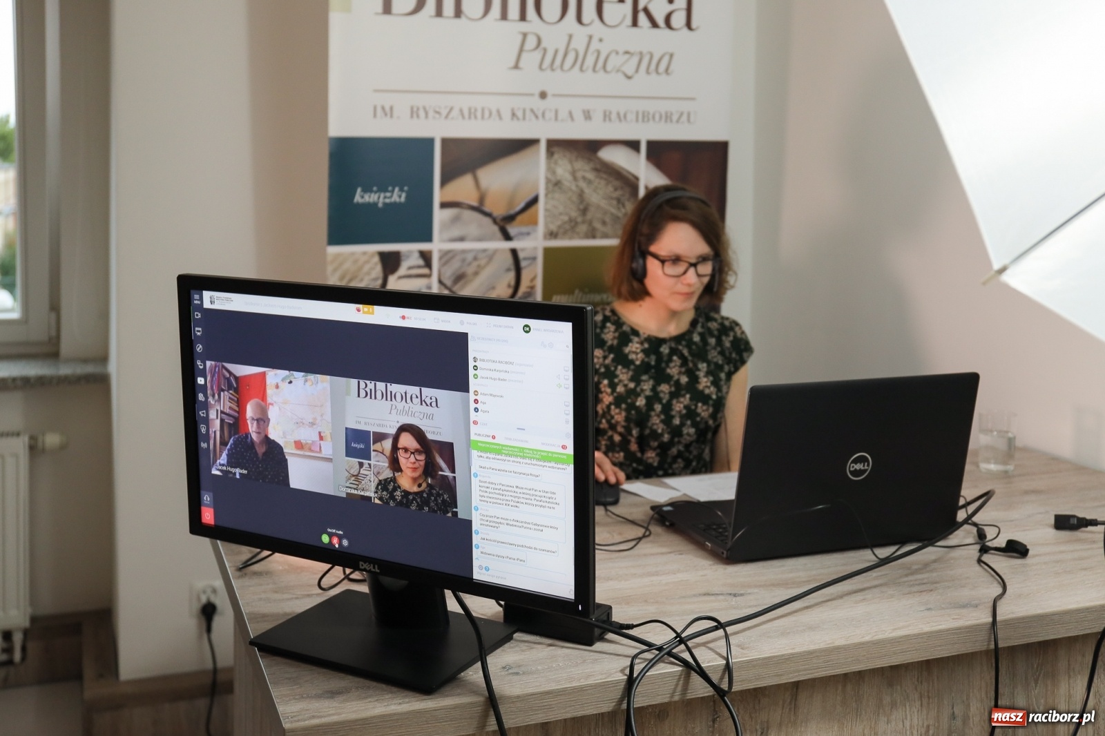 Zdjęcie w galerii na portalu naszraciborz.pl: Jacek Hugo-Bader gościem online raciborskiej biblioteki [WIDEO] wiadomości z regionu