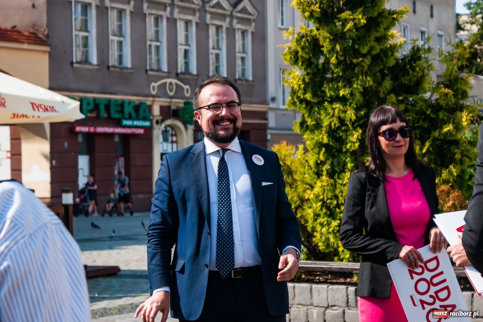 Zdjęcie w galerii na portalu naszraciborz.pl: Sympatycy PiS wyrazili swe poparcie dla Andrzeja Dudy [FOTO i WIDEO] wiadomości z regionu