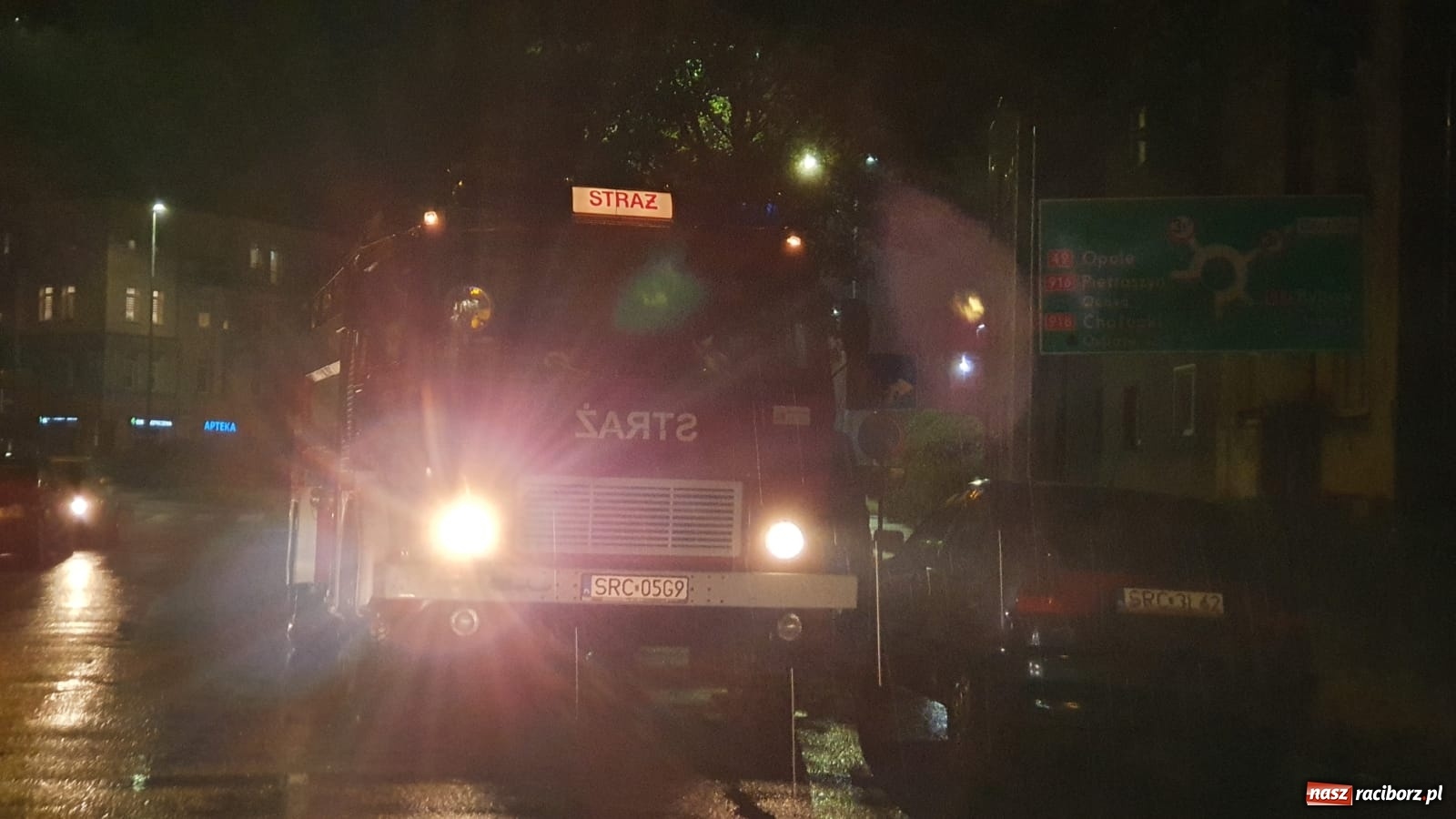 Zdjęcie w galerii na portalu naszraciborz.pl: Około stu interwencji strażaków z powodu burzy i ulewnego deszczu [FOTO i WIDEO] wiadomości z regionu