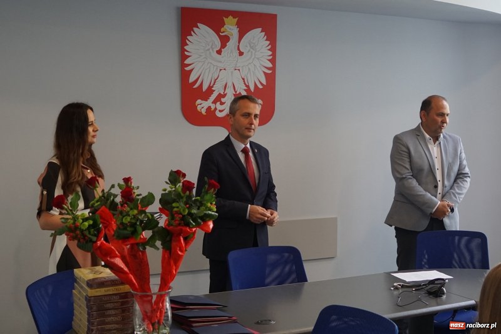 Zdjęcie w galerii na portalu naszraciborz.pl: Spotkanie prezydenta z laureatami konkursów  wiadomości z regionu