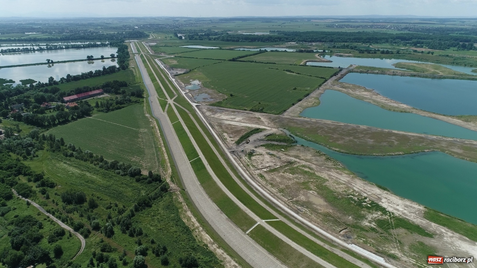 Zdjęcie w galerii na portalu naszraciborz.pl: Mało znane fakty dotyczące zbiornika Racibórz [FOTO i WIDEO z lotu ptaka] wiadomości z regionu