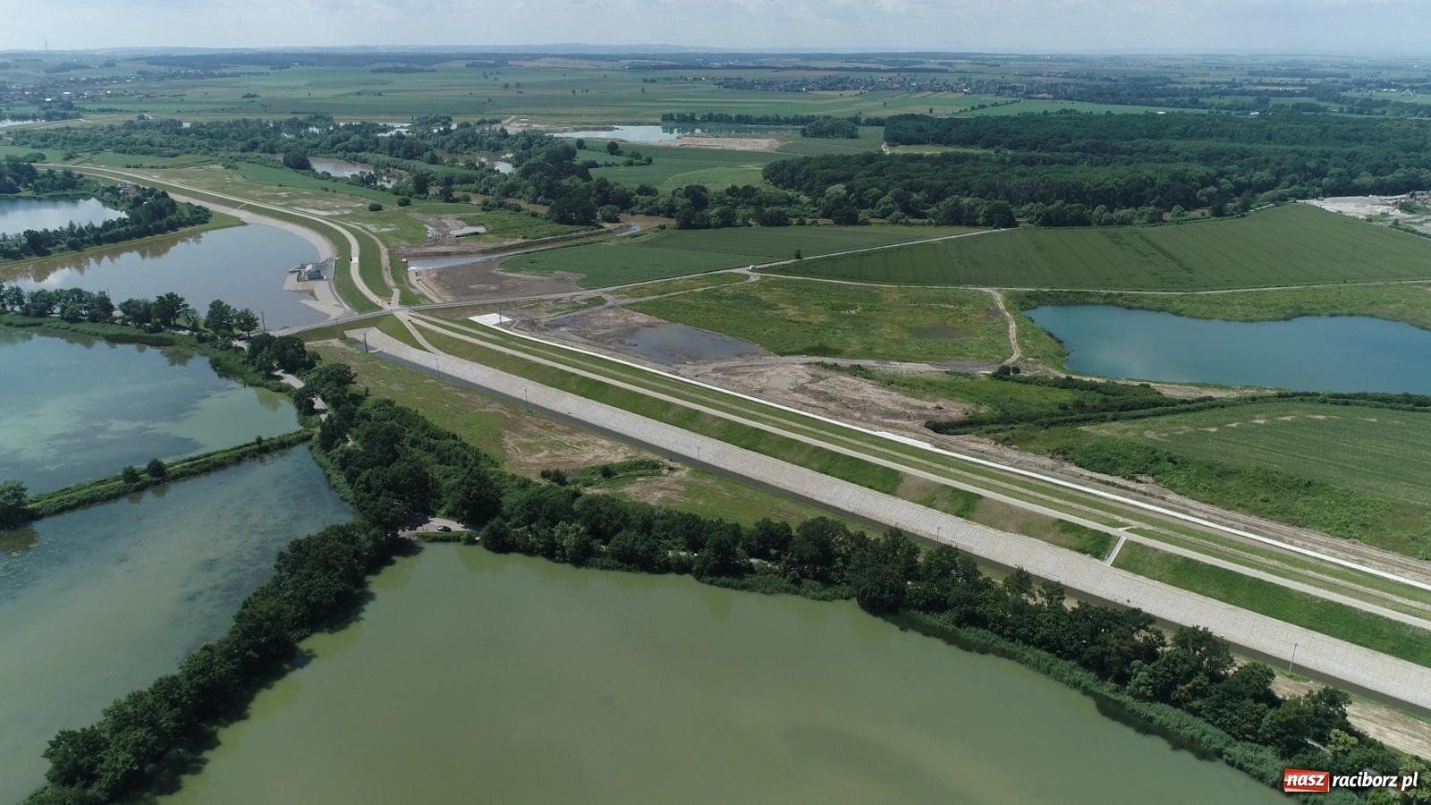 Zdjęcie w galerii na portalu naszraciborz.pl: Mało znane fakty dotyczące zbiornika Racibórz [FOTO i WIDEO z lotu ptaka] wiadomości z regionu