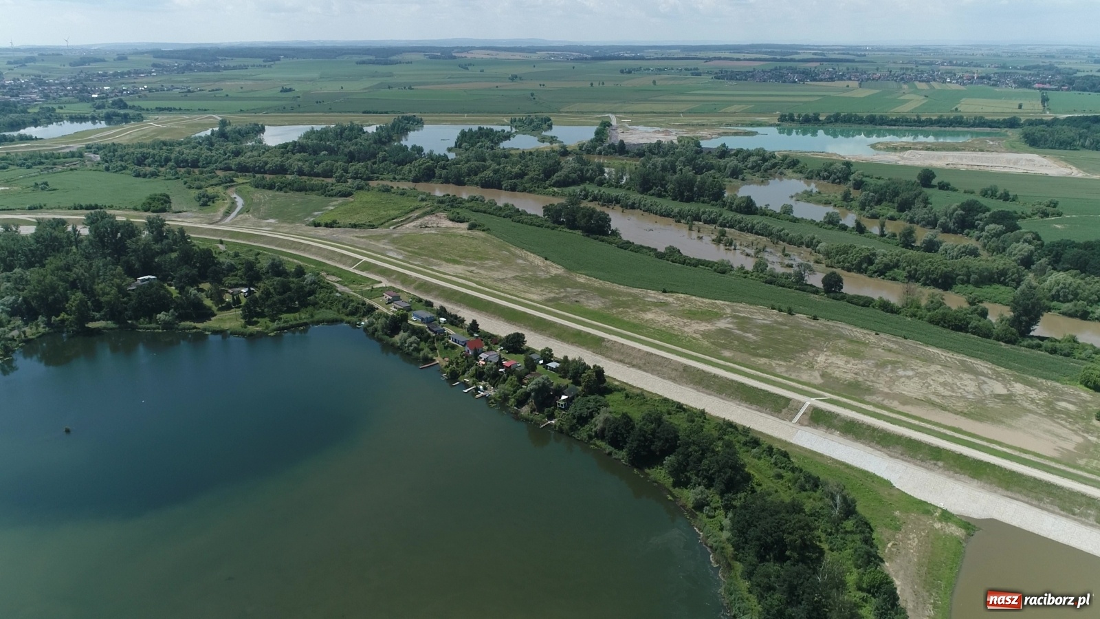 Zdjęcie w galerii na portalu naszraciborz.pl: Mało znane fakty dotyczące zbiornika Racibórz [FOTO i WIDEO z lotu ptaka] wiadomości z regionu