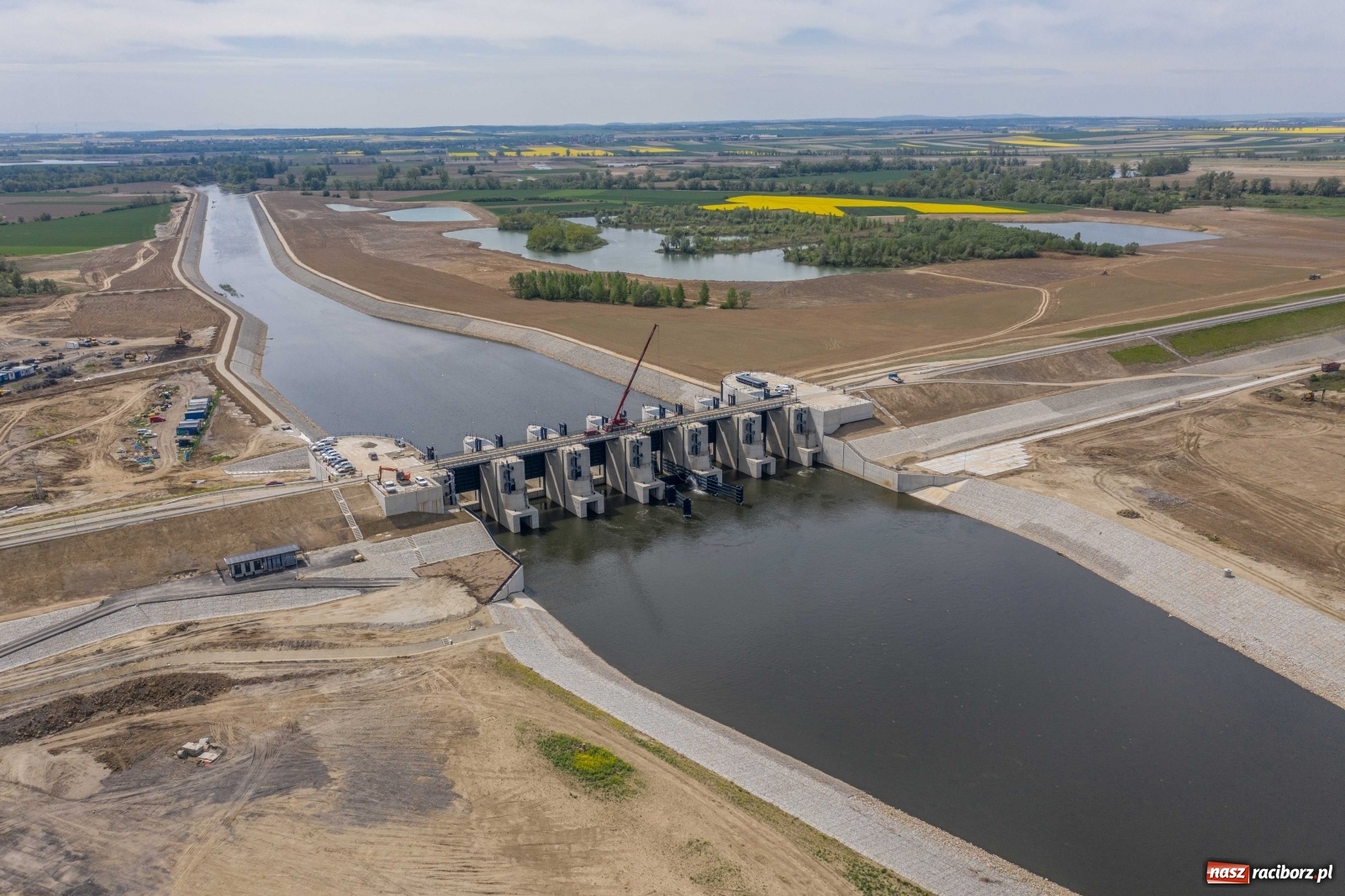 Zdjęcie w galerii na portalu naszraciborz.pl: Mało znane fakty dotyczące zbiornika Racibórz [FOTO i WIDEO z lotu ptaka] wiadomości z regionu