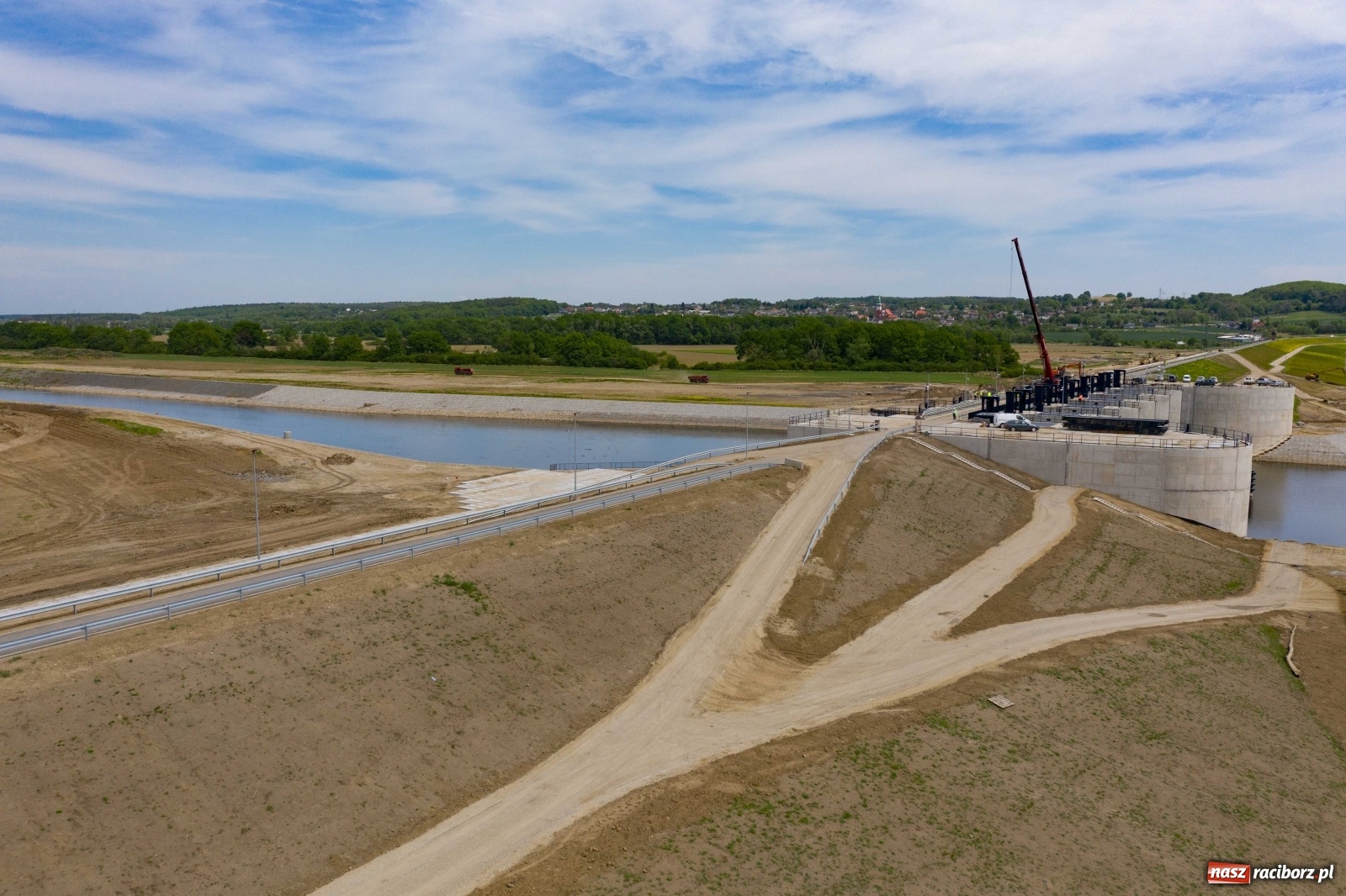 Zdjęcie w galerii na portalu naszraciborz.pl: Mało znane fakty dotyczące zbiornika Racibórz [FOTO i WIDEO z lotu ptaka] wiadomości z regionu
