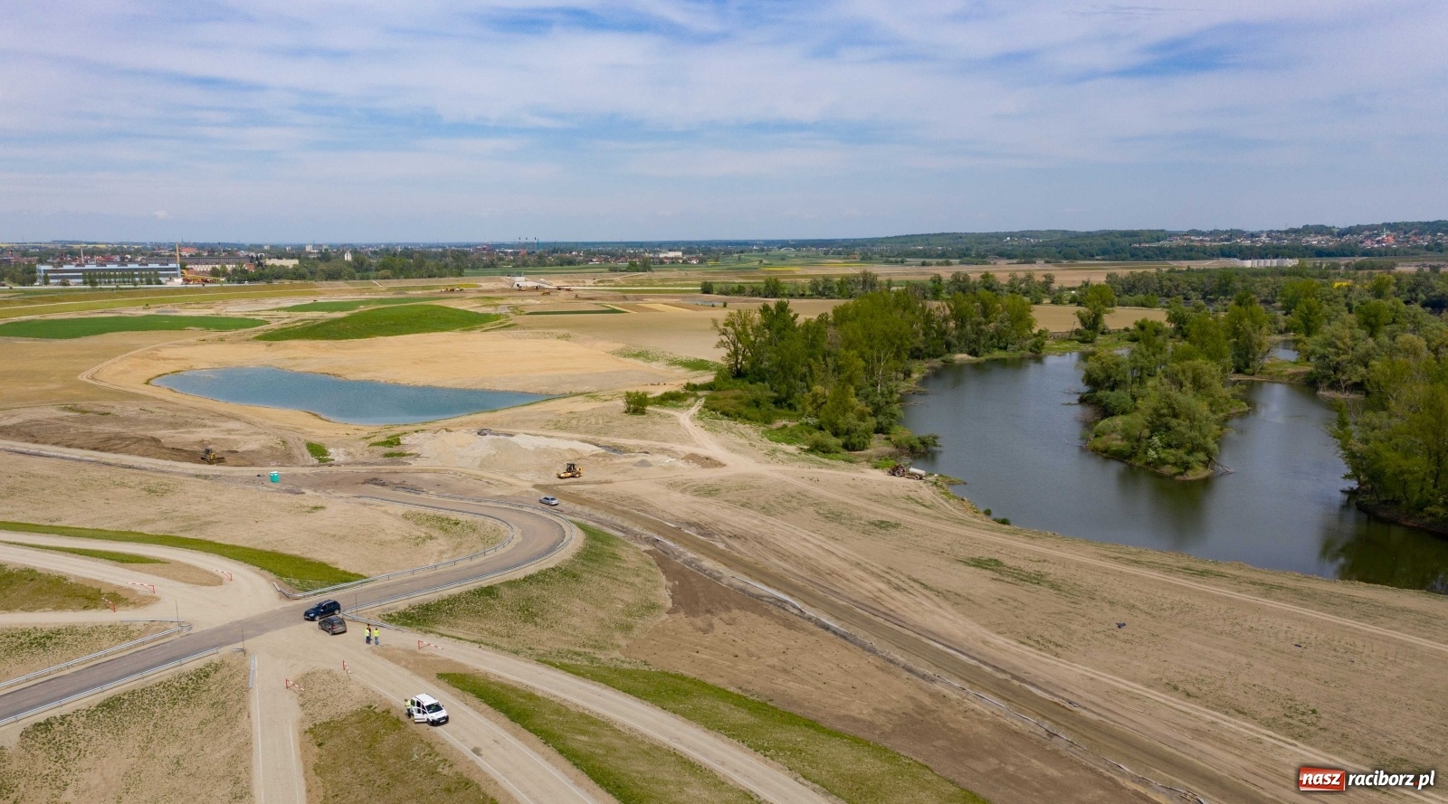 Zdjęcie w galerii na portalu naszraciborz.pl: Mało znane fakty dotyczące zbiornika Racibórz [FOTO i WIDEO z lotu ptaka] wiadomości z regionu