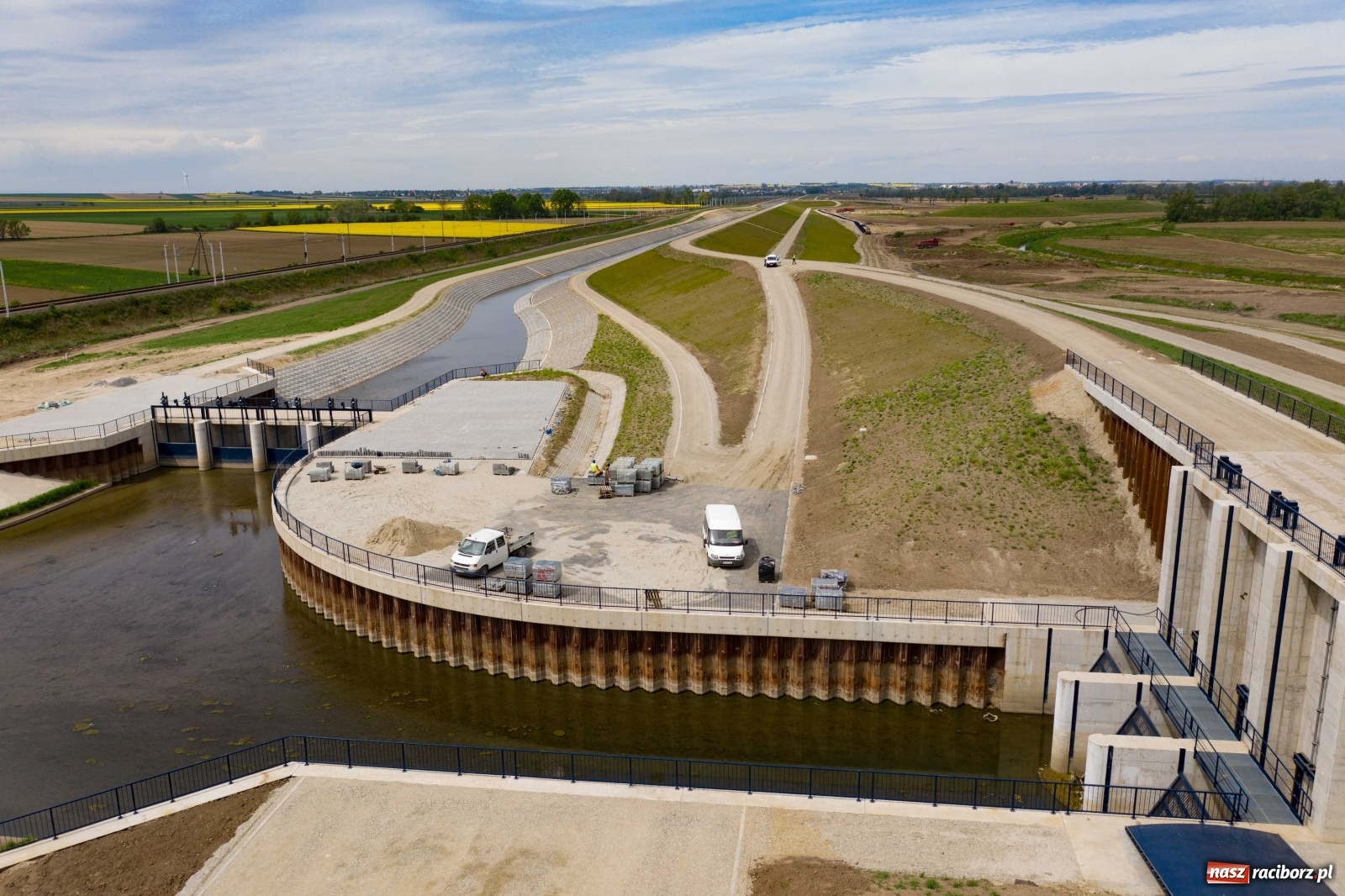 Zdjęcie w galerii na portalu naszraciborz.pl: Mało znane fakty dotyczące zbiornika Racibórz [FOTO i WIDEO z lotu ptaka] wiadomości z regionu