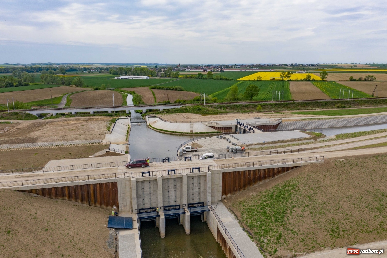 Zdjęcie w galerii na portalu naszraciborz.pl: Mało znane fakty dotyczące zbiornika Racibórz [FOTO i WIDEO z lotu ptaka] wiadomości z regionu