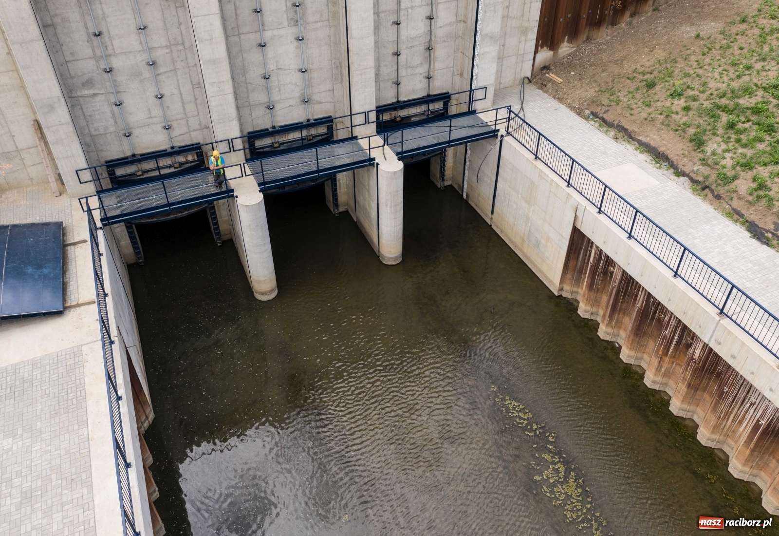 Zdjęcie w galerii na portalu naszraciborz.pl: Mało znane fakty dotyczące zbiornika Racibórz [FOTO i WIDEO z lotu ptaka] wiadomości z regionu