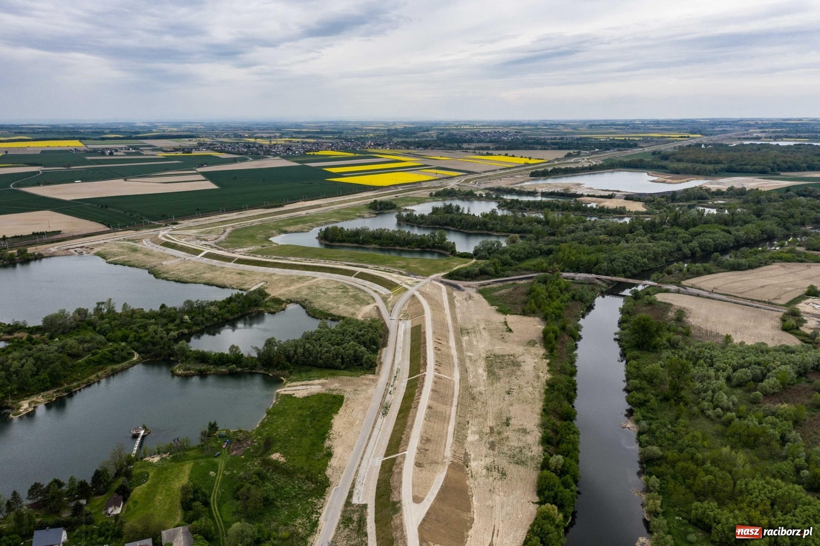 Zdjęcie w galerii na portalu naszraciborz.pl: Mało znane fakty dotyczące zbiornika Racibórz [FOTO i WIDEO z lotu ptaka] wiadomości z regionu