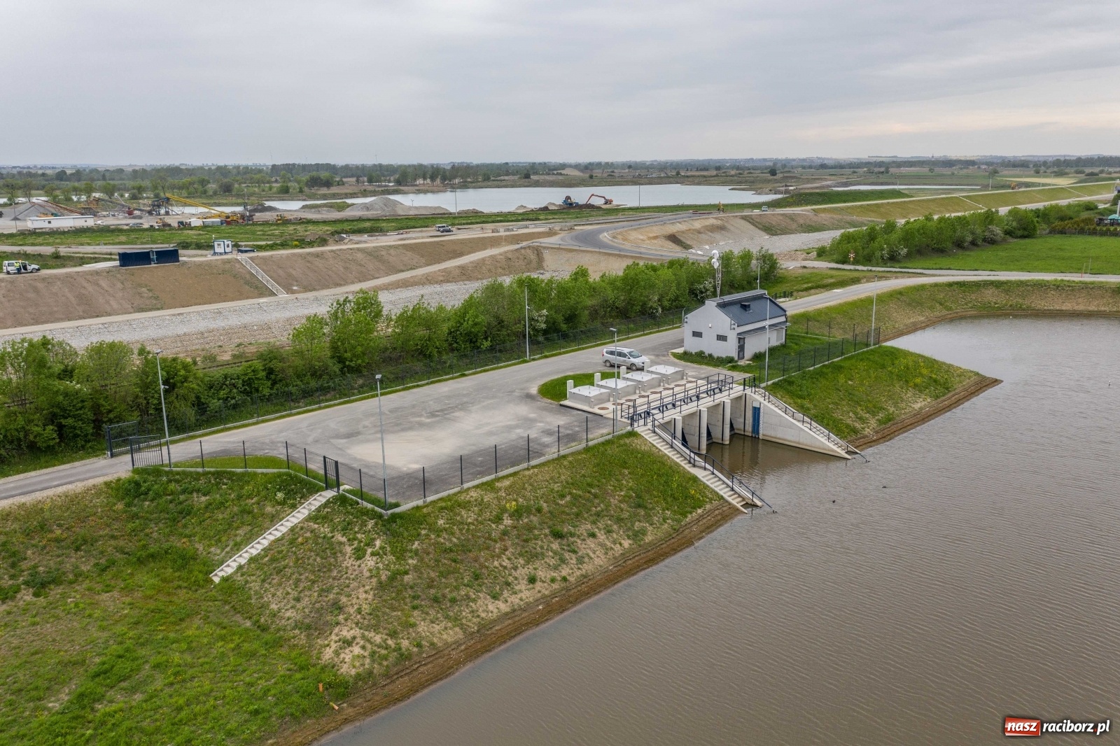 Zdjęcie w galerii na portalu naszraciborz.pl: Mało znane fakty dotyczące zbiornika Racibórz [FOTO i WIDEO z lotu ptaka] wiadomości z regionu