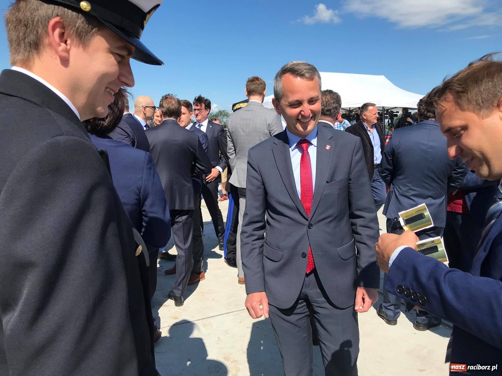 Zdjęcie w galerii na portalu naszraciborz.pl: Budowa zbiornika Racibórz Dolny zakończona. Dziś oficjalne otwarcie [WIDEO] wiadomości z regionu