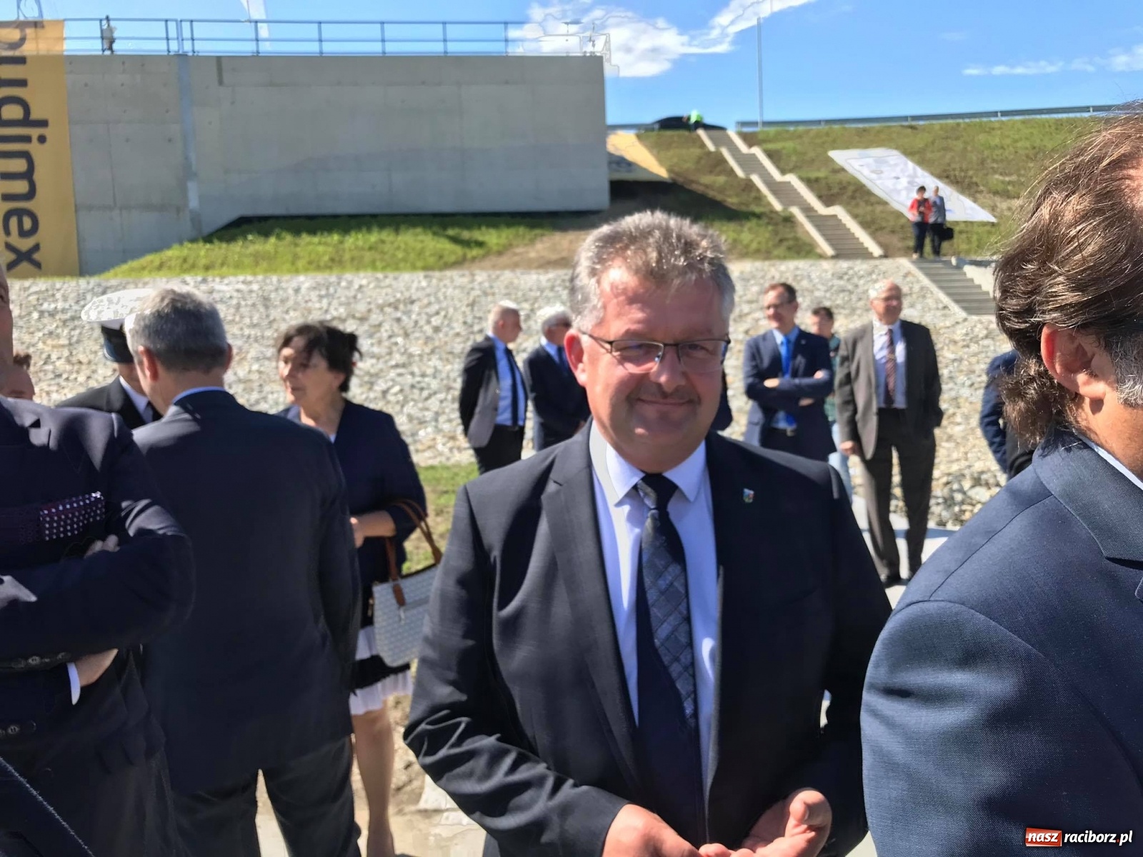 Zdjęcie w galerii na portalu naszraciborz.pl: Budowa zbiornika Racibórz Dolny zakończona. Dziś oficjalne otwarcie [WIDEO] wiadomości z regionu