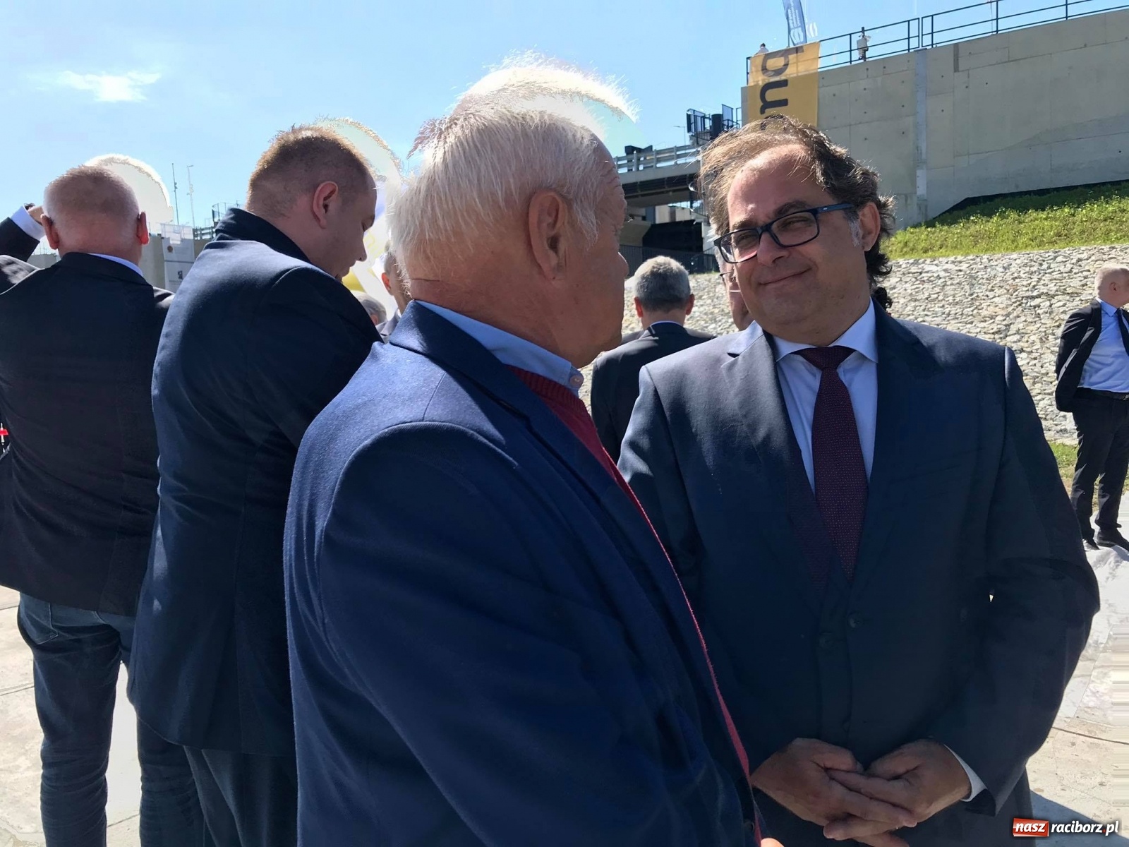 Zdjęcie w galerii na portalu naszraciborz.pl: Budowa zbiornika Racibórz Dolny zakończona. Dziś oficjalne otwarcie [WIDEO] wiadomości z regionu