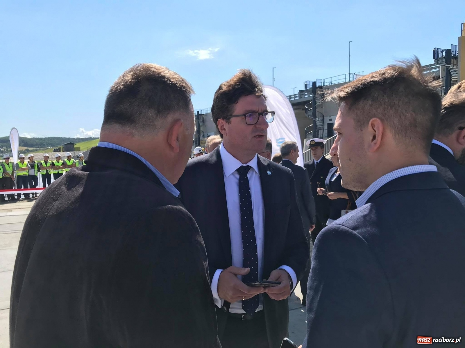 Zdjęcie w galerii na portalu naszraciborz.pl: Budowa zbiornika Racibórz Dolny zakończona. Dziś oficjalne otwarcie [WIDEO] wiadomości z regionu