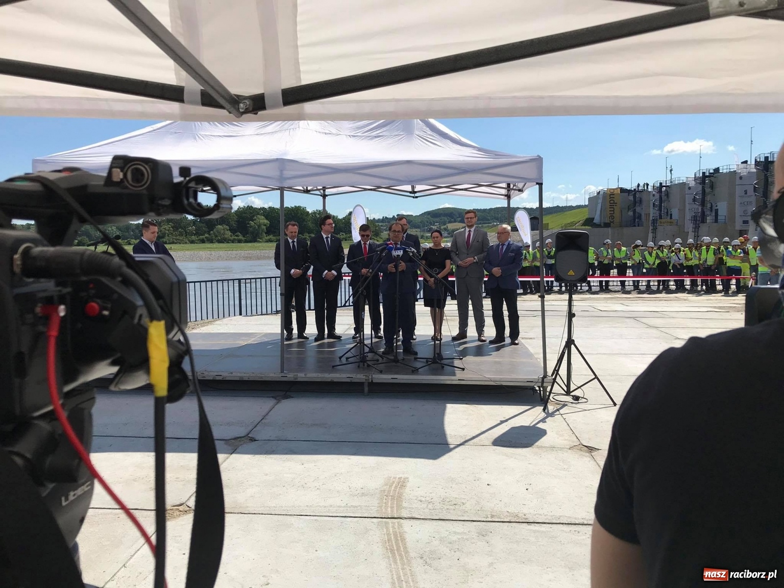 Zdjęcie w galerii na portalu naszraciborz.pl: Budowa zbiornika Racibórz Dolny zakończona. Dziś oficjalne otwarcie [WIDEO] wiadomości z regionu