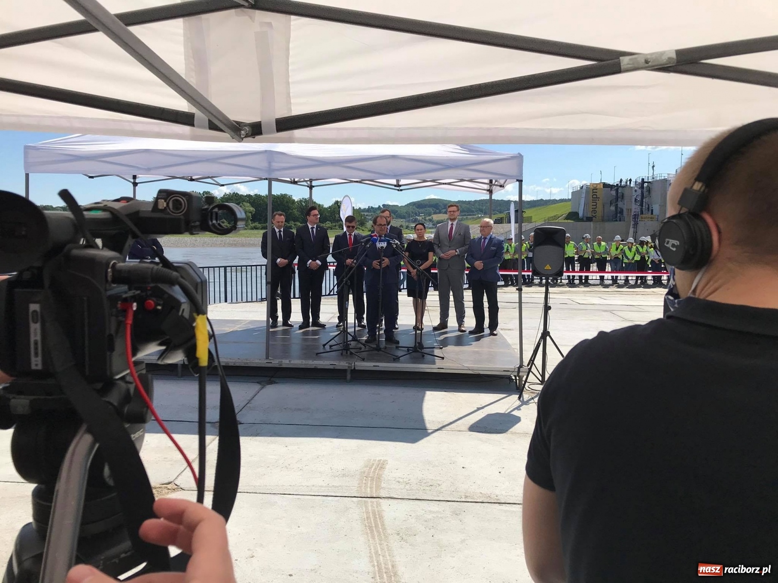 Zdjęcie w galerii na portalu naszraciborz.pl: Budowa zbiornika Racibórz Dolny zakończona. Dziś oficjalne otwarcie [WIDEO] wiadomości z regionu