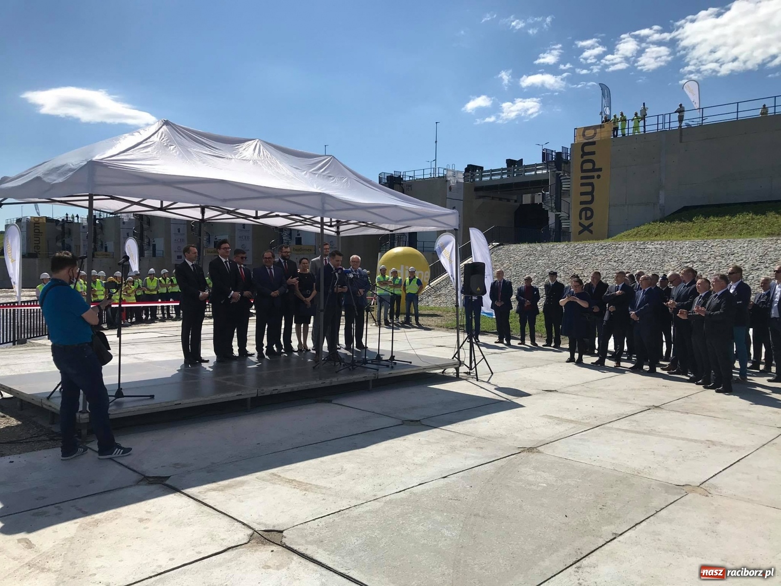 Zdjęcie w galerii na portalu naszraciborz.pl: Budowa zbiornika Racibórz Dolny zakończona. Dziś oficjalne otwarcie [WIDEO] wiadomości z regionu