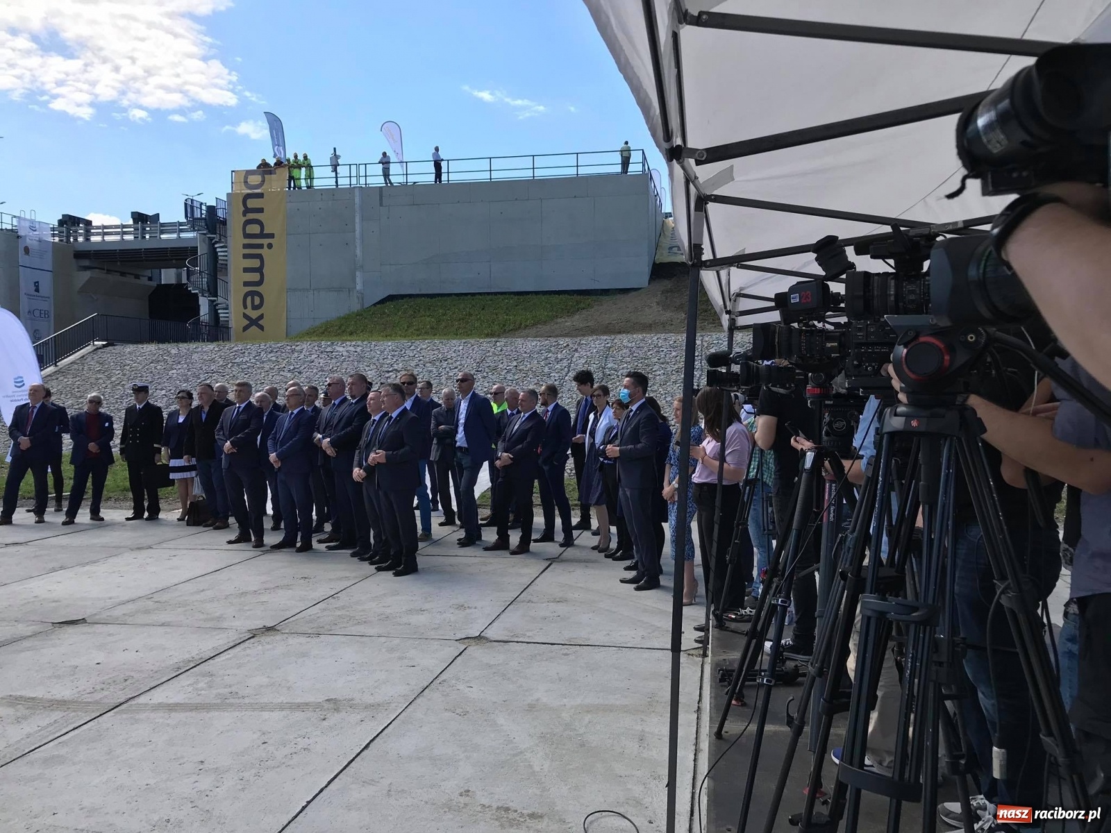 Zdjęcie w galerii na portalu naszraciborz.pl: Budowa zbiornika Racibórz Dolny zakończona. Dziś oficjalne otwarcie [WIDEO] wiadomości z regionu