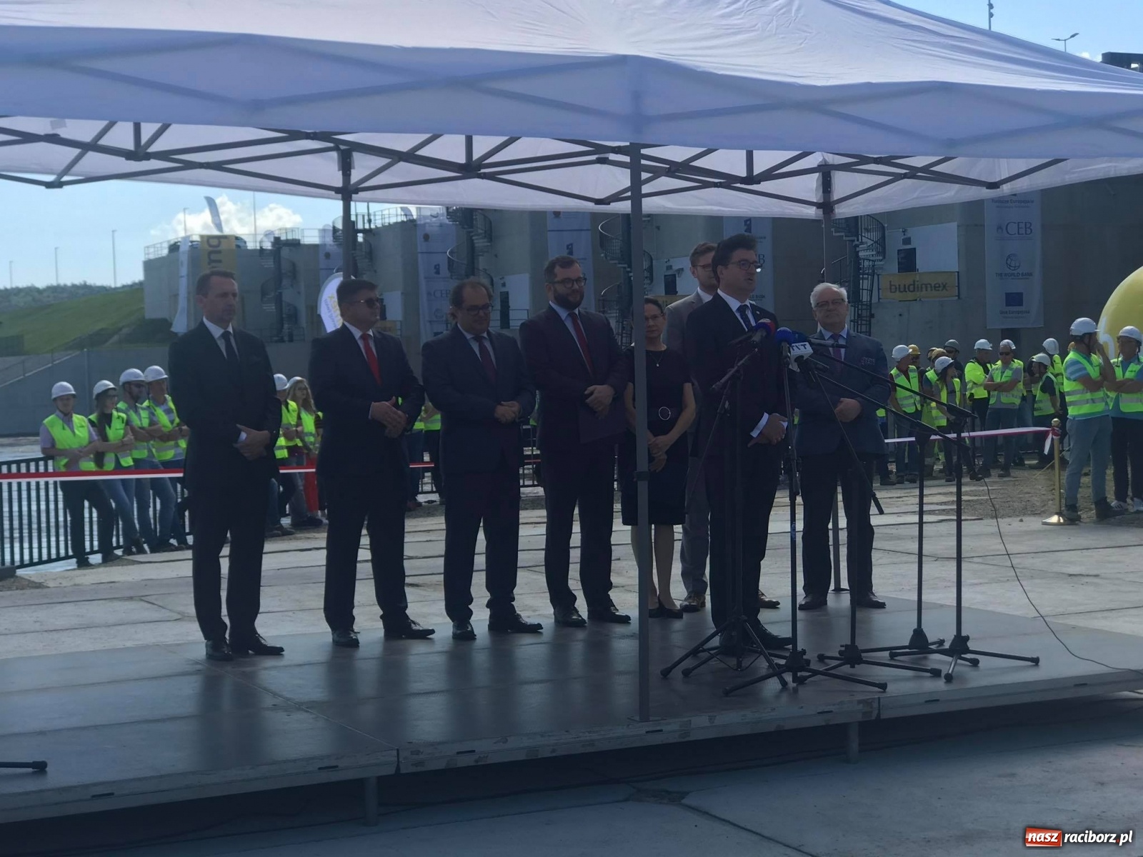 Zdjęcie w galerii na portalu naszraciborz.pl: Budowa zbiornika Racibórz Dolny zakończona. Dziś oficjalne otwarcie [WIDEO] wiadomości z regionu