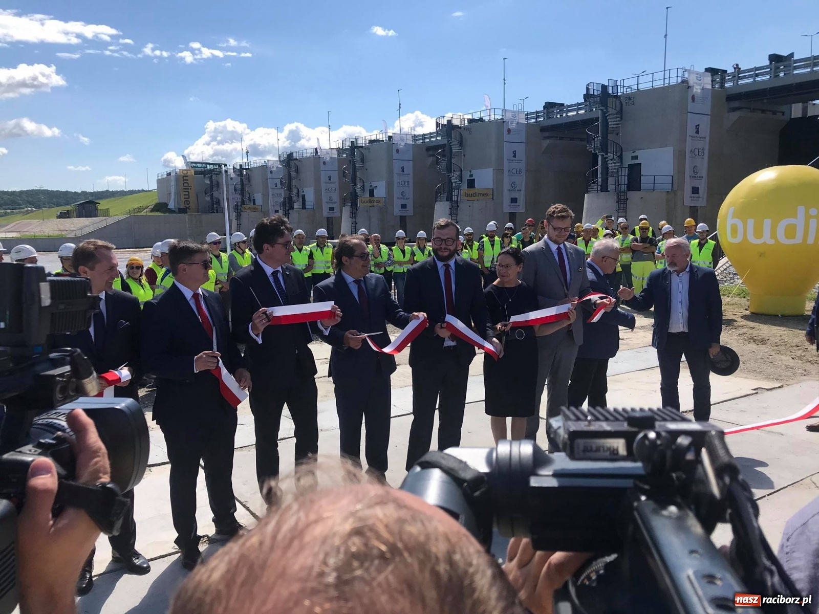 Zdjęcie w galerii na portalu naszraciborz.pl: Budowa zbiornika Racibórz Dolny zakończona. Dziś oficjalne otwarcie [WIDEO] wiadomości z regionu