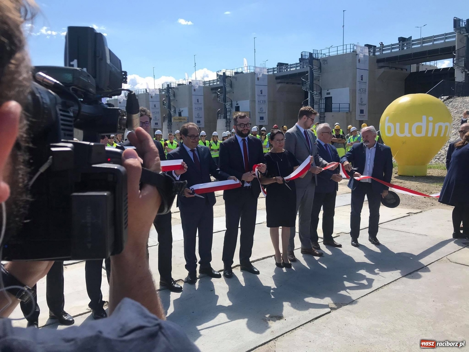 Zdjęcie w galerii na portalu naszraciborz.pl: Budowa zbiornika Racibórz Dolny zakończona. Dziś oficjalne otwarcie [WIDEO] wiadomości z regionu