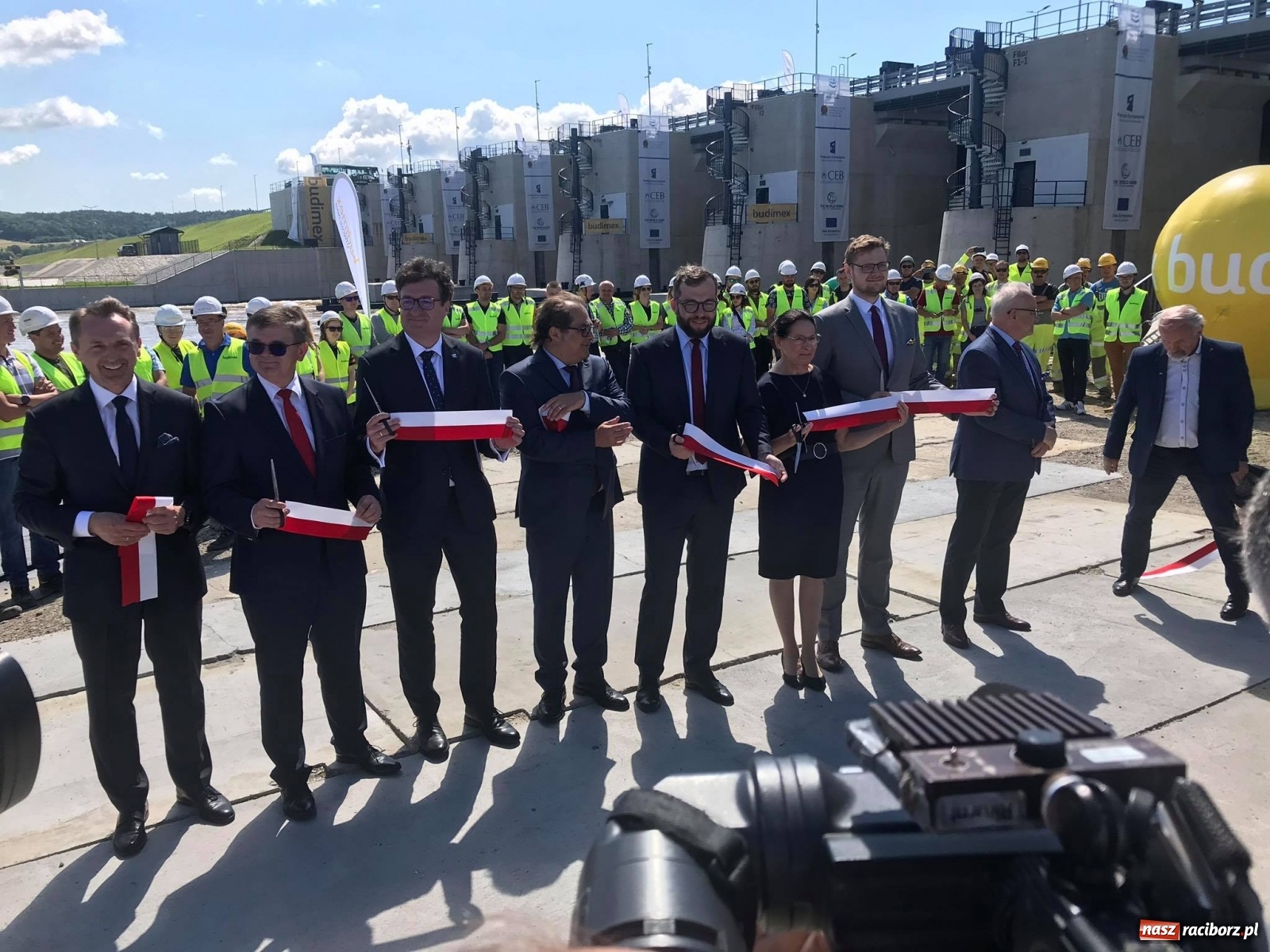 Zdjęcie w galerii na portalu naszraciborz.pl: Budowa zbiornika Racibórz Dolny zakończona. Dziś oficjalne otwarcie [WIDEO] wiadomości z regionu