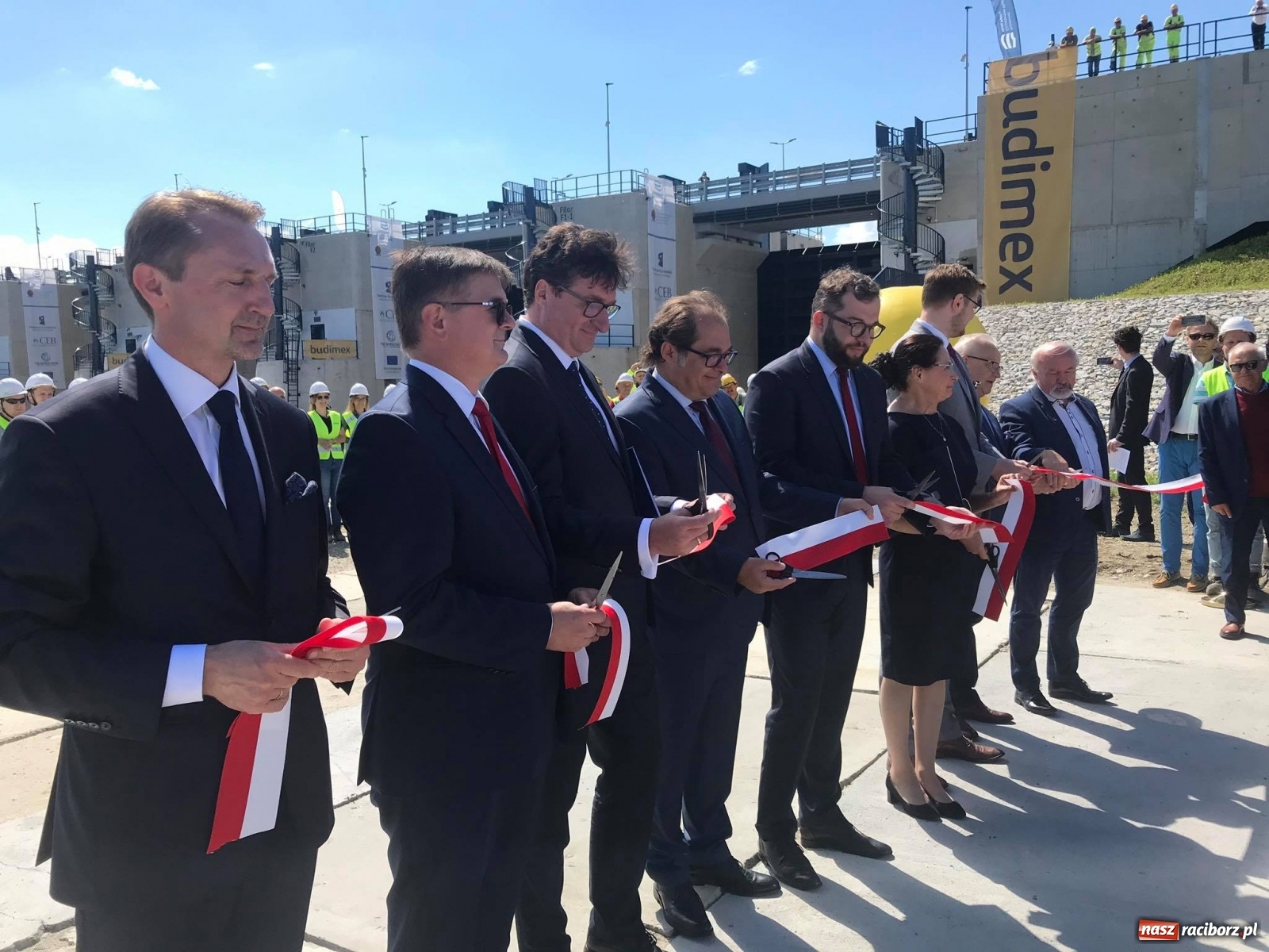 Zdjęcie w galerii na portalu naszraciborz.pl: Budowa zbiornika Racibórz Dolny zakończona. Dziś oficjalne otwarcie [WIDEO] wiadomości z regionu