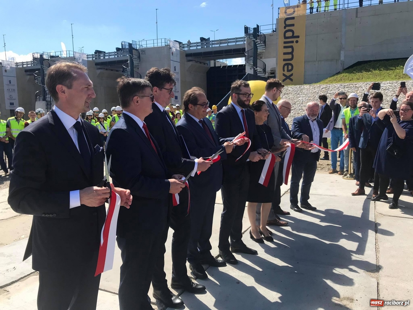 Zdjęcie w galerii na portalu naszraciborz.pl: Budowa zbiornika Racibórz Dolny zakończona. Dziś oficjalne otwarcie [WIDEO] wiadomości z regionu