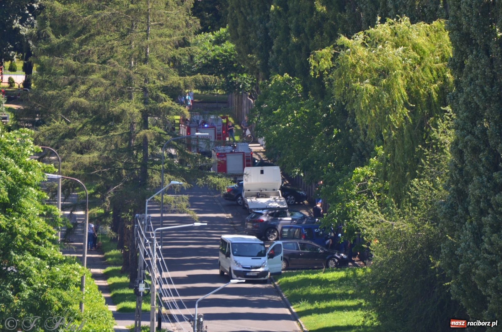 Zdjęcie w galerii na portalu naszraciborz.pl: Poparzenie w Raciborzu. W akcji śmigłowiec LPR [FOTO] wiadomości z regionu