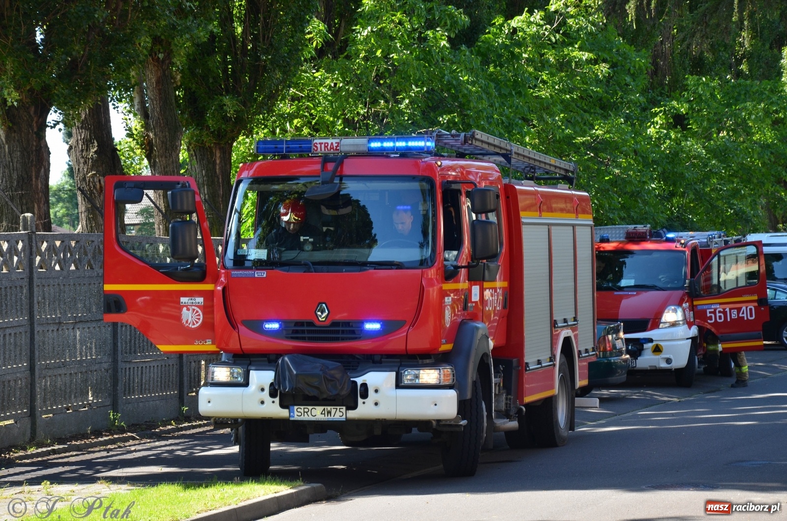 Zdjęcie w galerii na portalu naszraciborz.pl: Poparzenie w Raciborzu. W akcji śmigłowiec LPR [FOTO] wiadomości z regionu