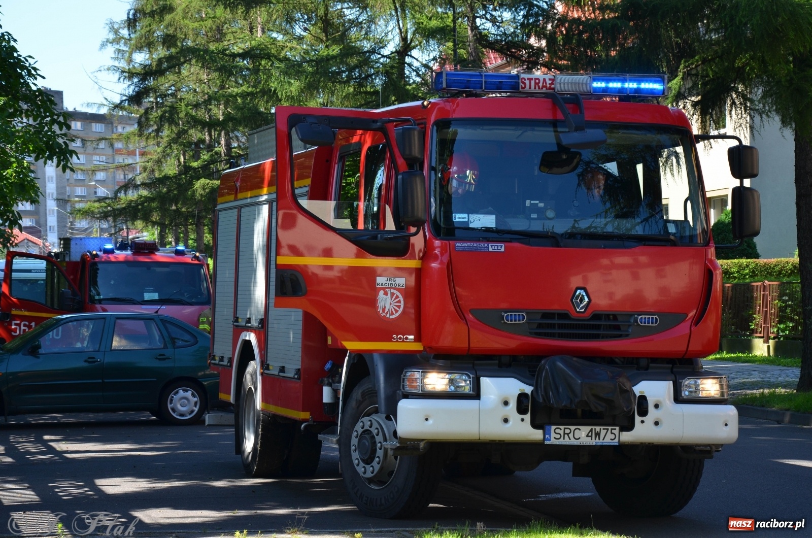 Zdjęcie w galerii na portalu naszraciborz.pl: Poparzenie w Raciborzu. W akcji śmigłowiec LPR [FOTO] wiadomości z regionu