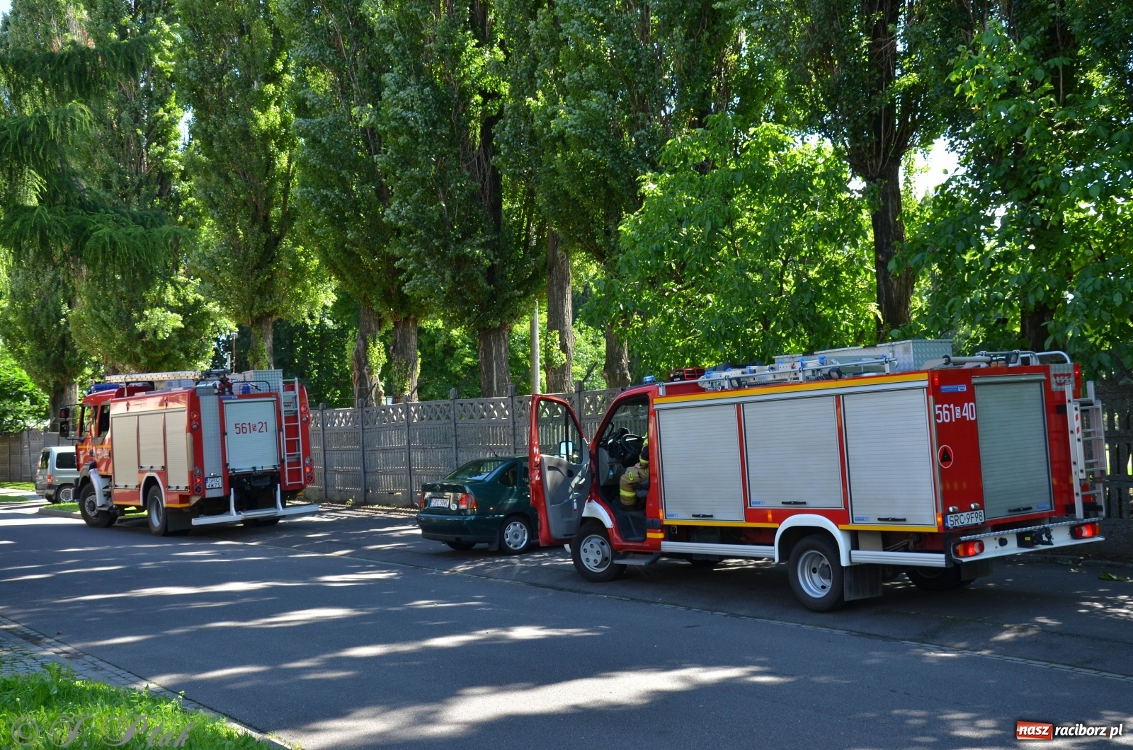 Zdjęcie w galerii na portalu naszraciborz.pl: Poparzenie w Raciborzu. W akcji śmigłowiec LPR [FOTO] wiadomości z regionu