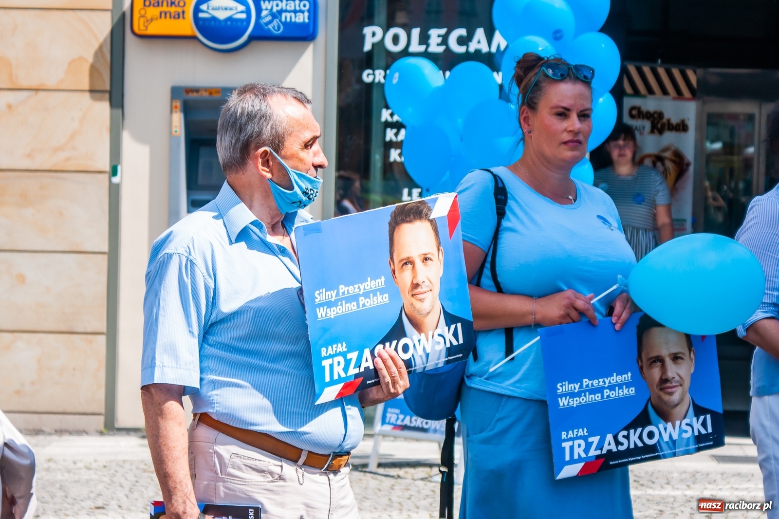 Zdjęcie w galerii na portalu naszraciborz.pl: Raciborskie środowisko PO zachęcało do głosowania na Rafała Trzaskowskiego [FOTO i WIDEO] wiadomości z regionu