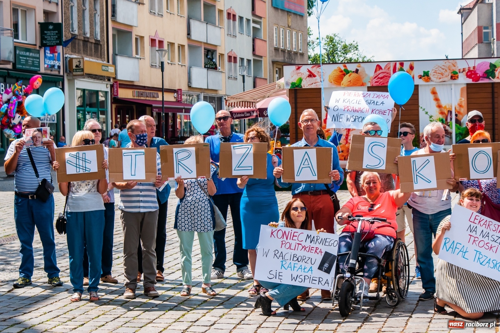 Zdjęcie w galerii na portalu naszraciborz.pl: Raciborskie środowisko PO zachęcało do głosowania na Rafała Trzaskowskiego [FOTO i WIDEO] wiadomości z regionu