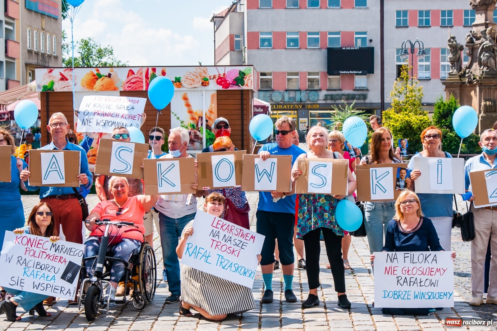 Zdjęcie w galerii na portalu naszraciborz.pl: Raciborskie środowisko PO zachęcało do głosowania na Rafała Trzaskowskiego [FOTO i WIDEO] wiadomości z regionu