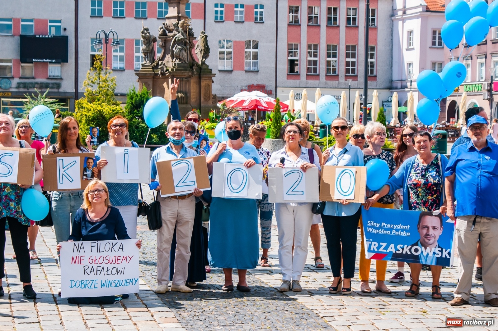 Zdjęcie w galerii na portalu naszraciborz.pl: Raciborskie środowisko PO zachęcało do głosowania na Rafała Trzaskowskiego [FOTO i WIDEO] wiadomości z regionu