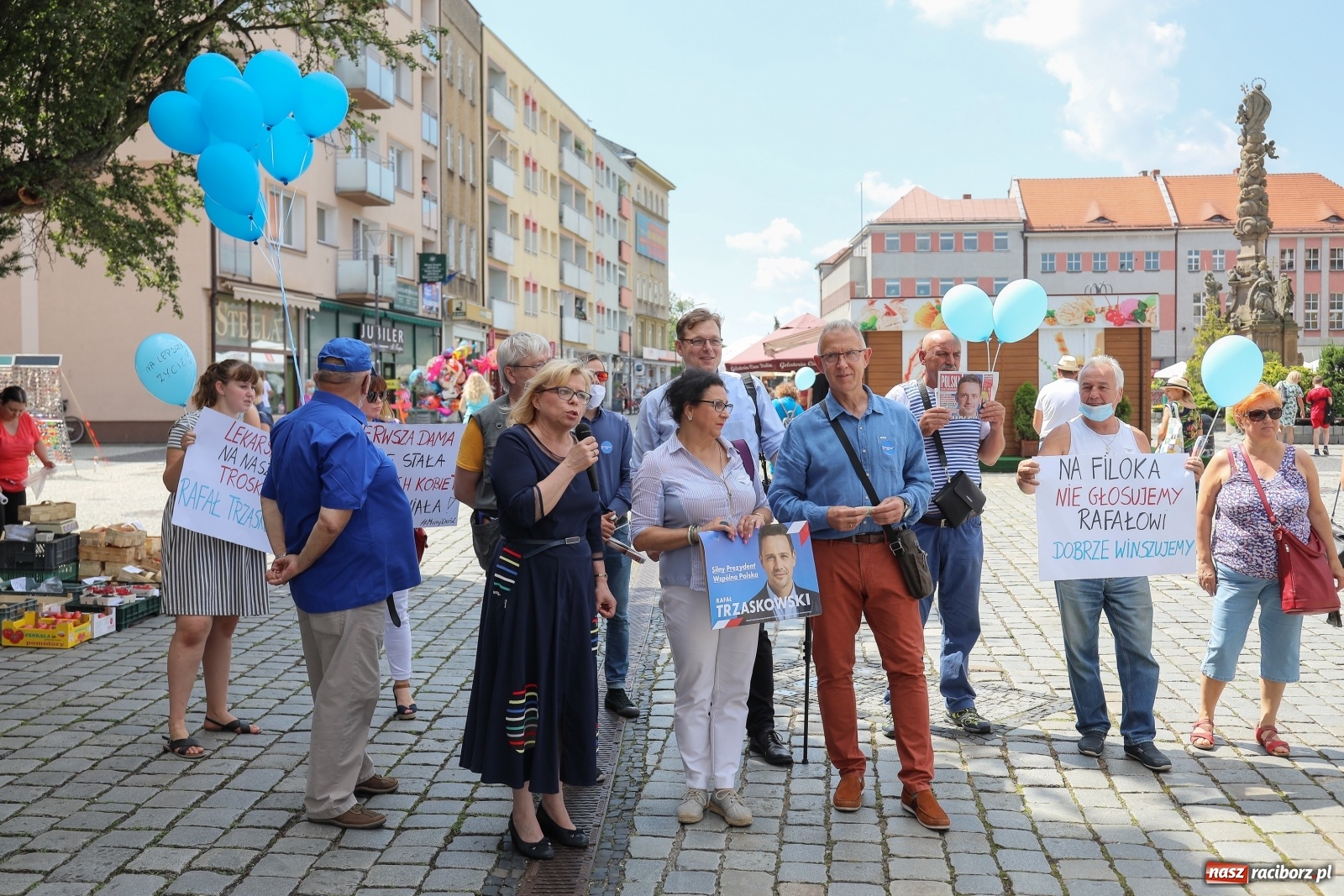 Zdjęcie w galerii na portalu naszraciborz.pl: Raciborskie środowisko PO zachęcało do głosowania na Rafała Trzaskowskiego [FOTO i WIDEO] wiadomości z regionu