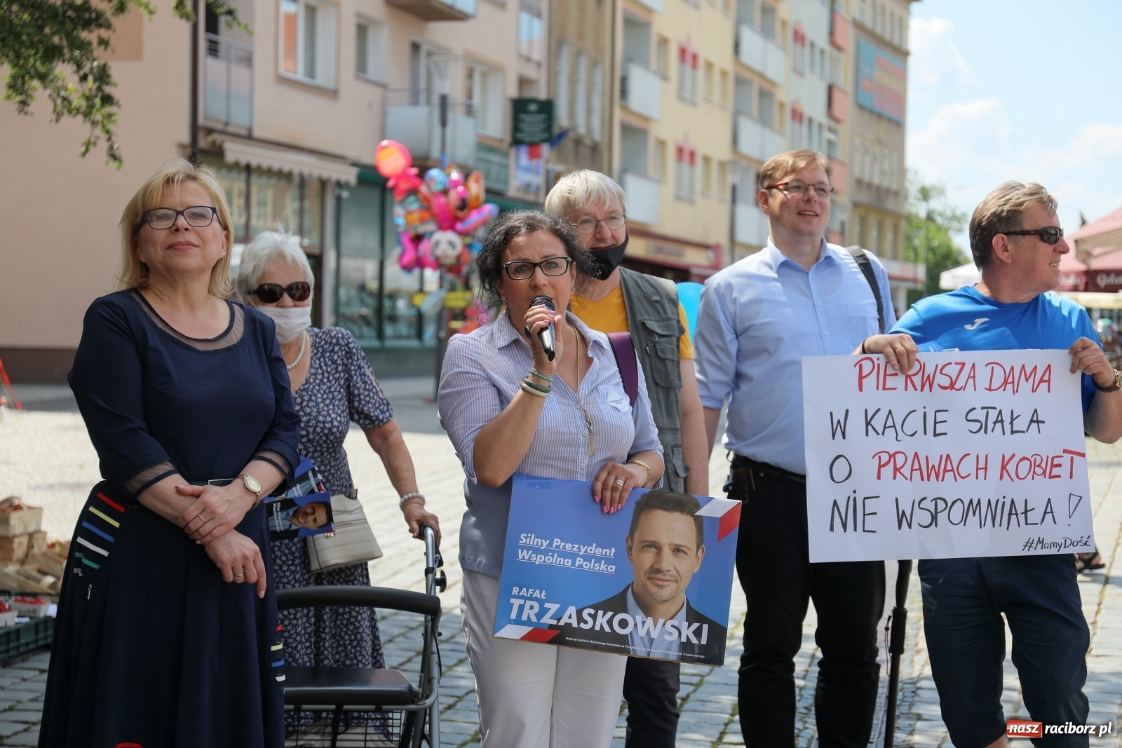 Zdjęcie w galerii na portalu naszraciborz.pl: Raciborskie środowisko PO zachęcało do głosowania na Rafała Trzaskowskiego [FOTO i WIDEO] wiadomości z regionu