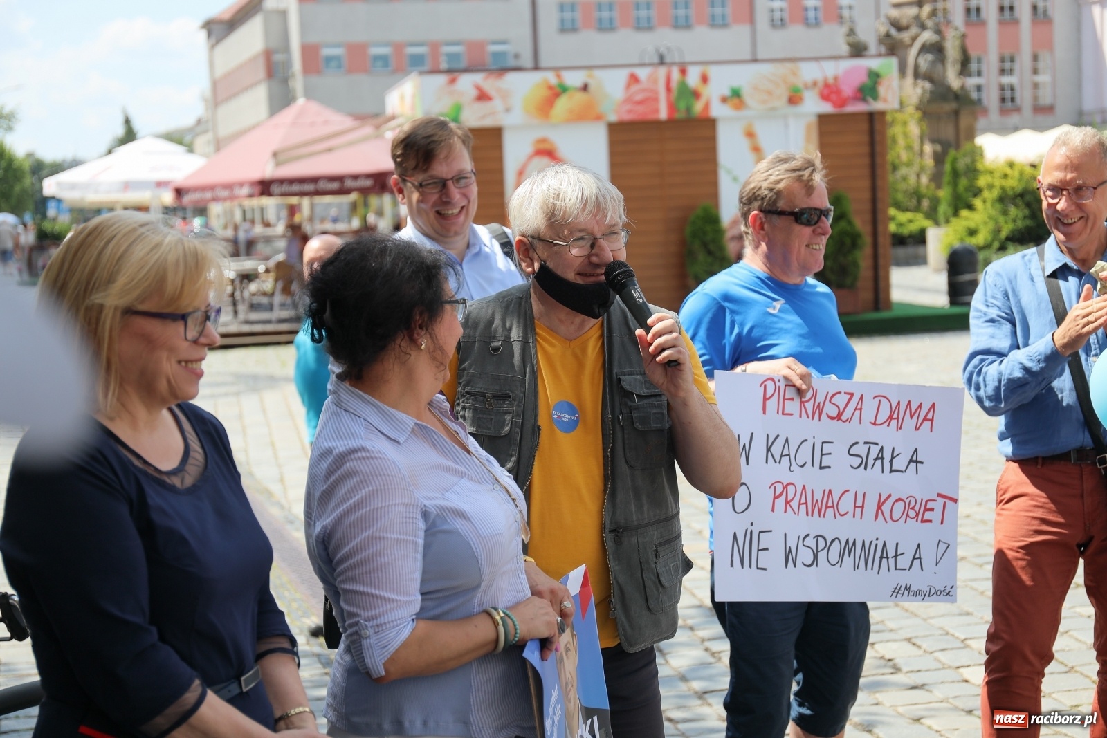 Zdjęcie w galerii na portalu naszraciborz.pl: Raciborskie środowisko PO zachęcało do głosowania na Rafała Trzaskowskiego [FOTO i WIDEO] wiadomości z regionu