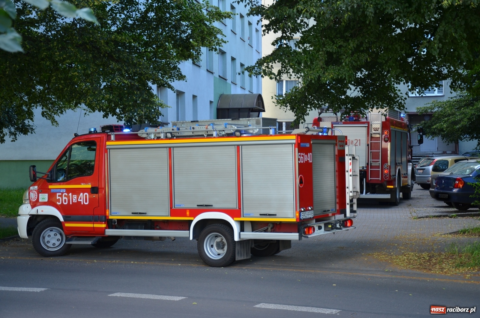 Zdjęcie w galerii na portalu naszraciborz.pl: Raport 998. Czujka czadu uratowała życie lokatorom bloku przy Katowickiej wiadomości z regionu