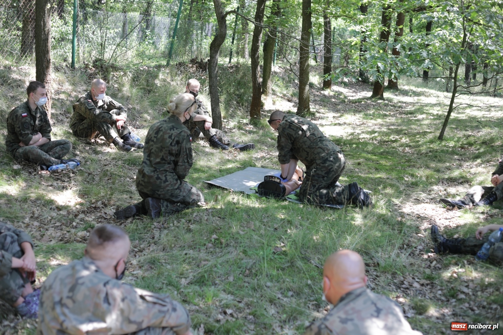 Zdjęcie w galerii na portalu naszraciborz.pl: Kuźnia Raciborska. Śląscy terytorialsi odbyli szkolenie z zarządzania kryzysowego wiadomości z regionu