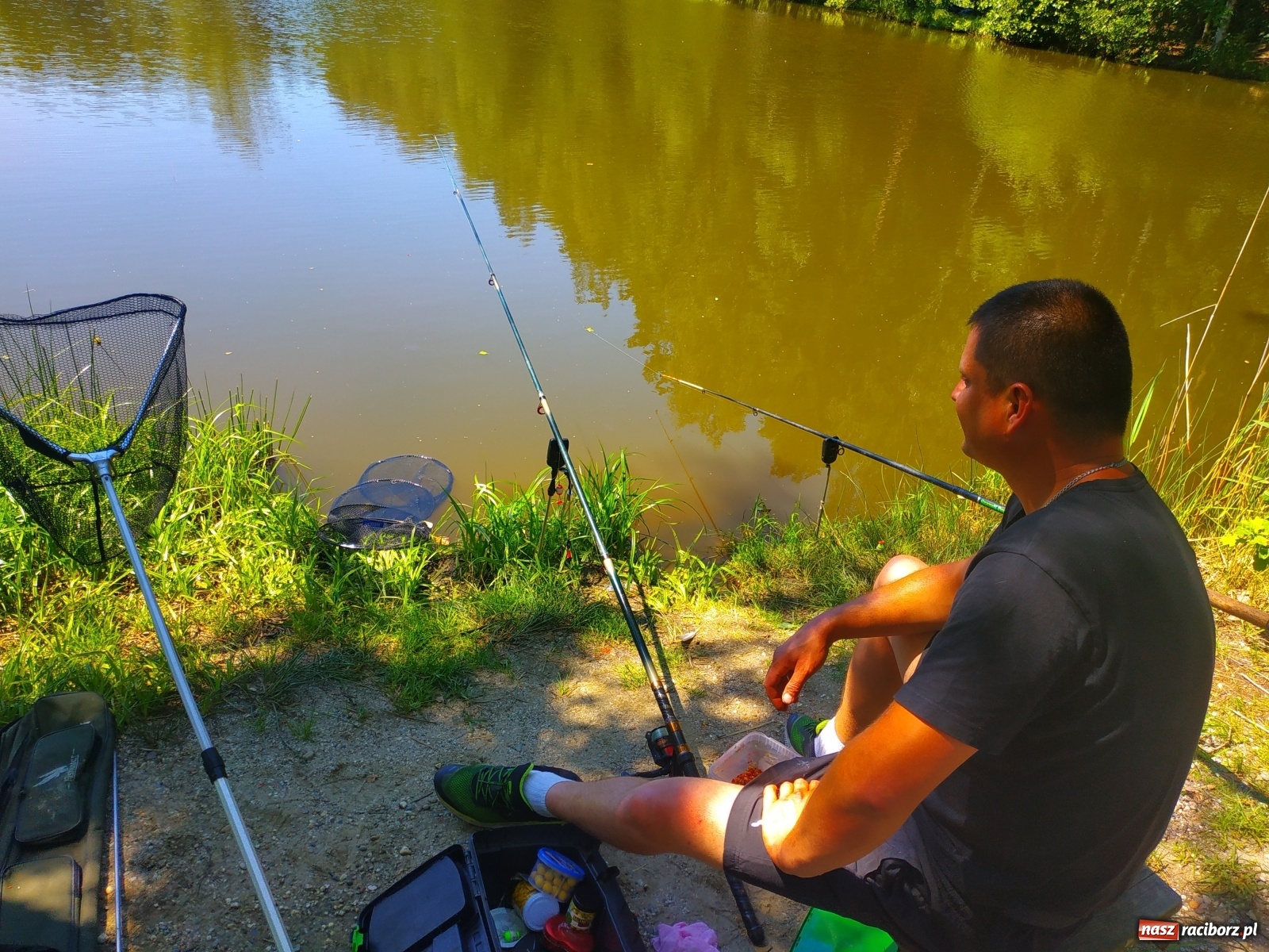 Zdjęcie w galerii na portalu naszraciborz.pl: Wędkarze walczyli o tytuł Mistrza Koła Obora [FOTO] wiadomości z regionu
