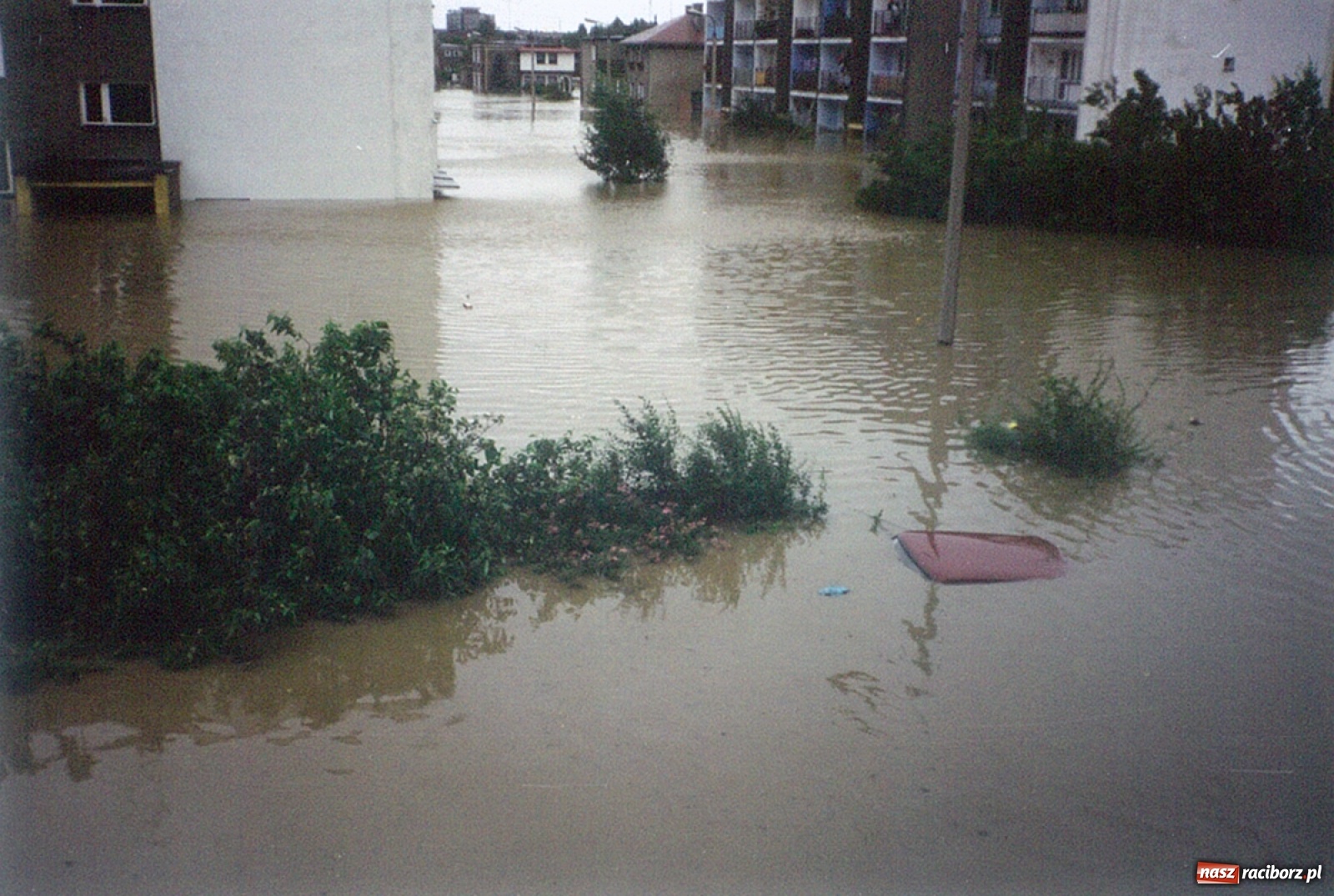 Zdjęcie w galerii na portalu naszraciborz.pl: Data zalania dworca w 1997 r. Kto ma rację - wiceminister czy prezydent? [FOTO Z 1997] wiadomości z regionu